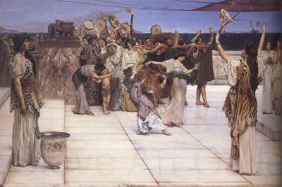 Alma-Tadema, Sir Lawrence A Dedication to Bacchus (mk23)